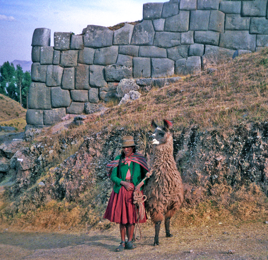 lady & Llama Peru copy2
